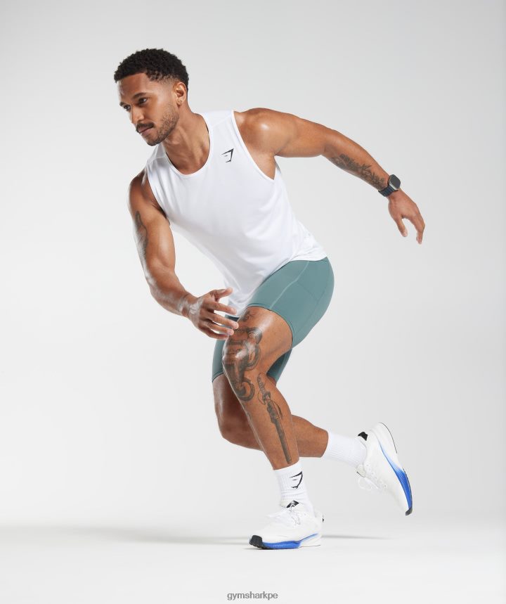 Gymsharkpantalones cortos interiores de control hombres trueno azul PFTJ2N1031 ropa