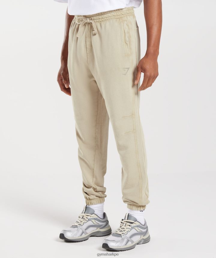 Gymsharkcorredores universitarios hombres gris guijarro/lavado ácido PFTJ2N1057 ropa