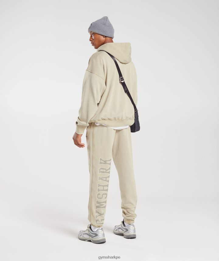 Gymsharkcorredores universitarios hombres gris guijarro/lavado ácido PFTJ2N1057 ropa