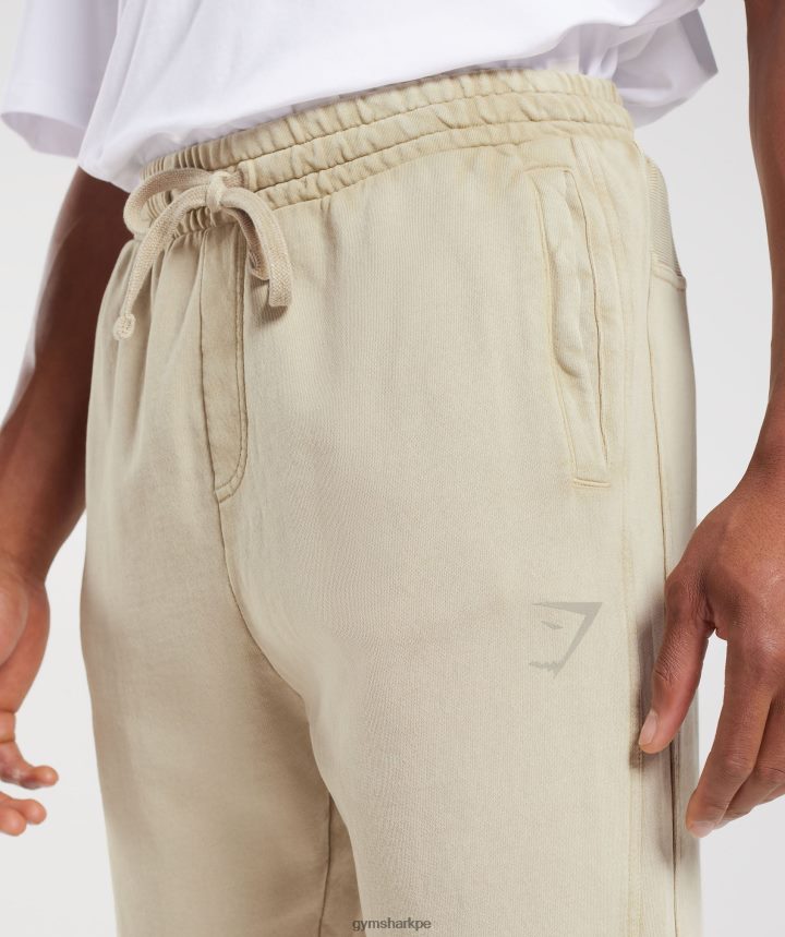 Gymsharkcorredores universitarios hombres gris guijarro/lavado ácido PFTJ2N1057 ropa