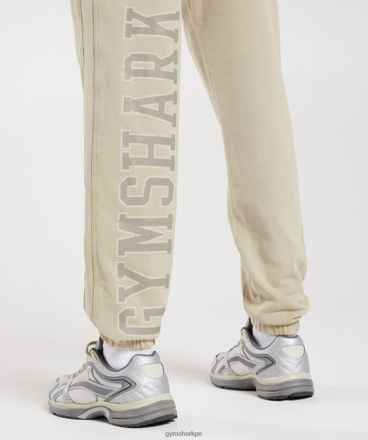 Gymsharkcorredores universitarios hombres gris guijarro/lavado ácido PFTJ2N1057 ropa