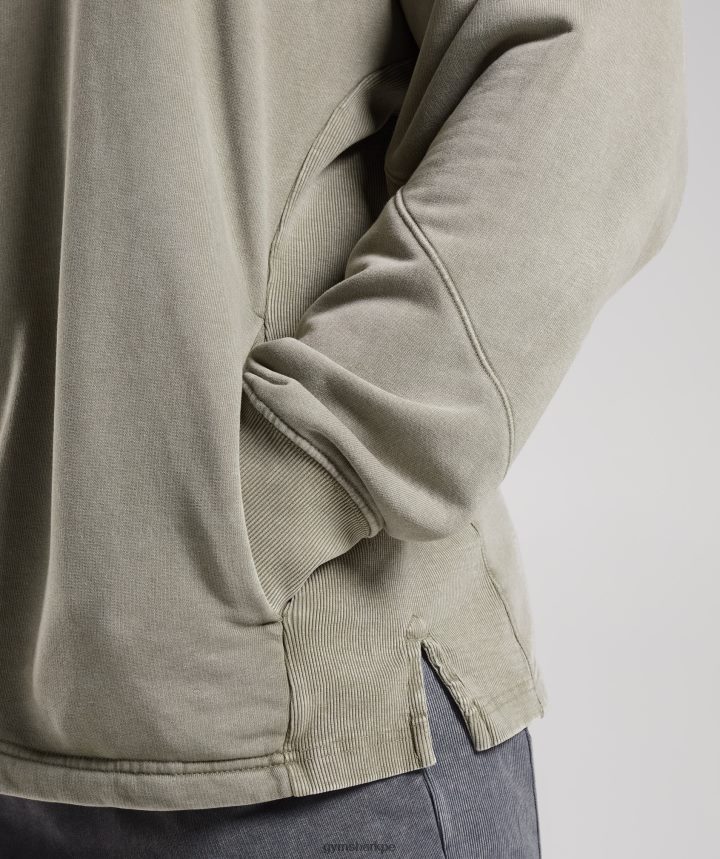 Gymsharkequipo lavado a presión hombres marrón crudo PFTJ2N860 ropa