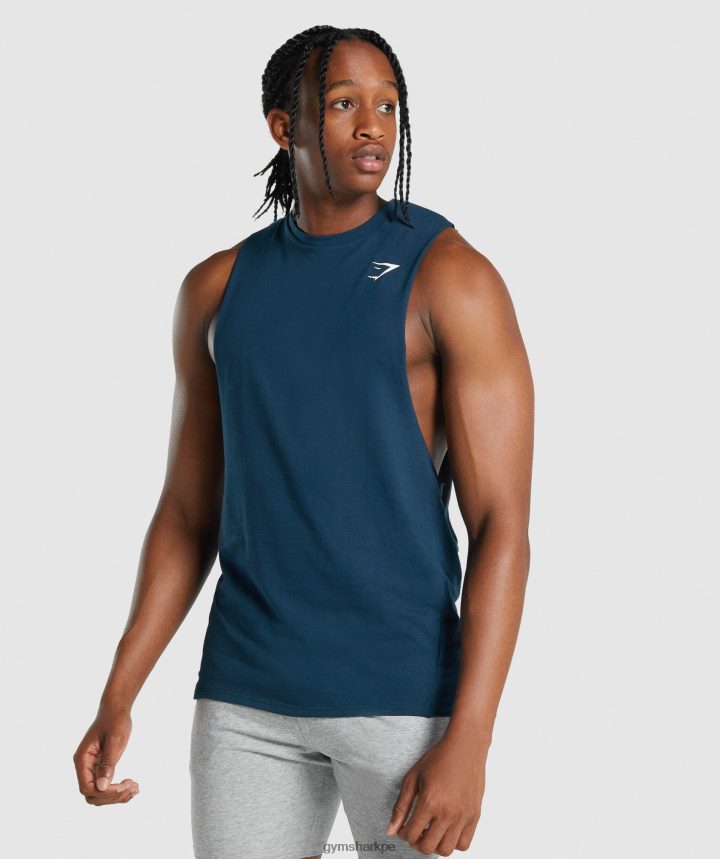 GymsharkTanque de brazo abatible Critical 2.0 hombres Armada PFTJ2N922 ropa