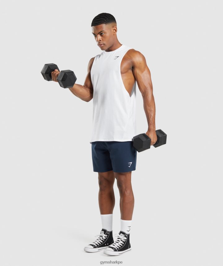 GymsharkTanque de brazo abatible Critical 2.0 hombres blanco PFTJ2N901 ropa