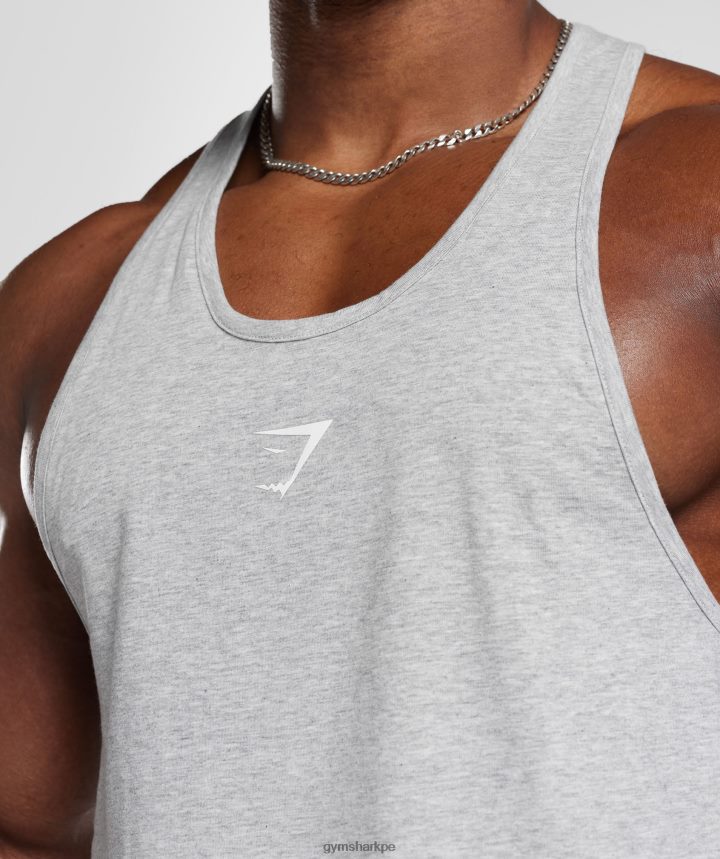 Gymsharklarguero crítico 2.0 hombres marga gris claro PFTJ2N1002 ropa