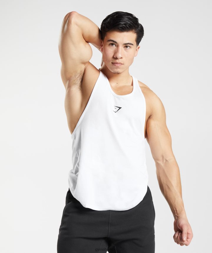 Gymsharklarguero crítico hombres blanco PFTJ2N997 ropa