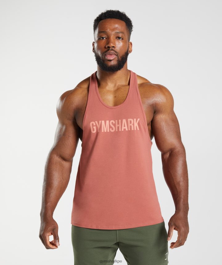 Gymsharklarguero de apolo hombres rojo caqui PFTJ2N1000 ropa