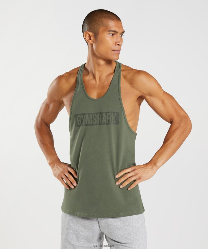 Gymsharklarguero de bloque hombres núcleo de oliva PFTJ2N1014 ropa