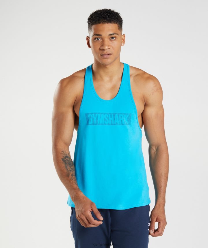 Gymsharklarguero de bloque hombres tiburon azul PFTJ2N1007 ropa