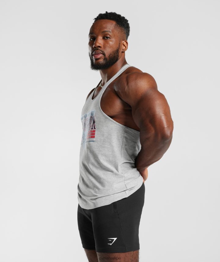 Gymsharklarguero de microondas hombres núcleo gris claro marga PFTJ2N989 ropa