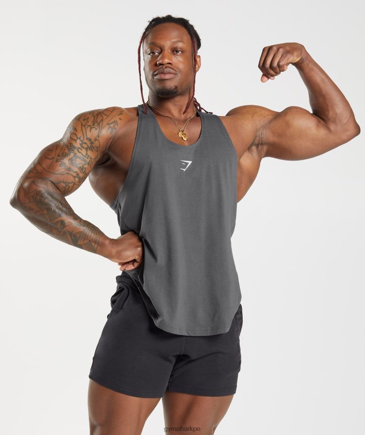Gymsharklarguero en negrita hombres silueta gris PFTJ2N1015 ropa
