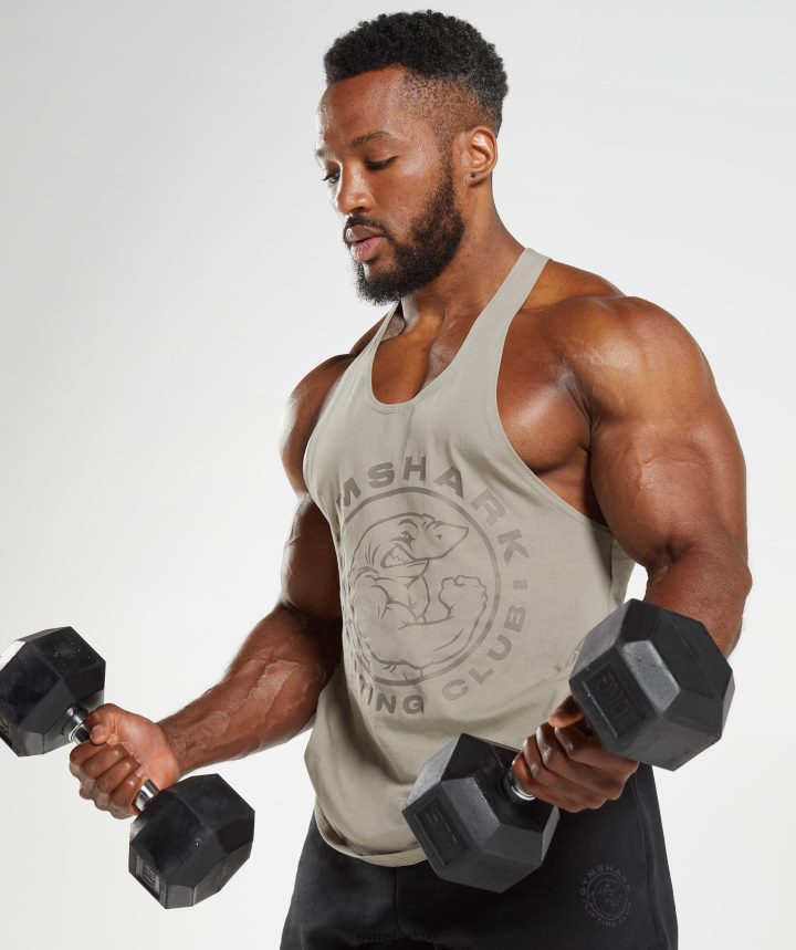 Gymsharklarguero heredado hombres marrón crudo PFTJ2N1022 ropa