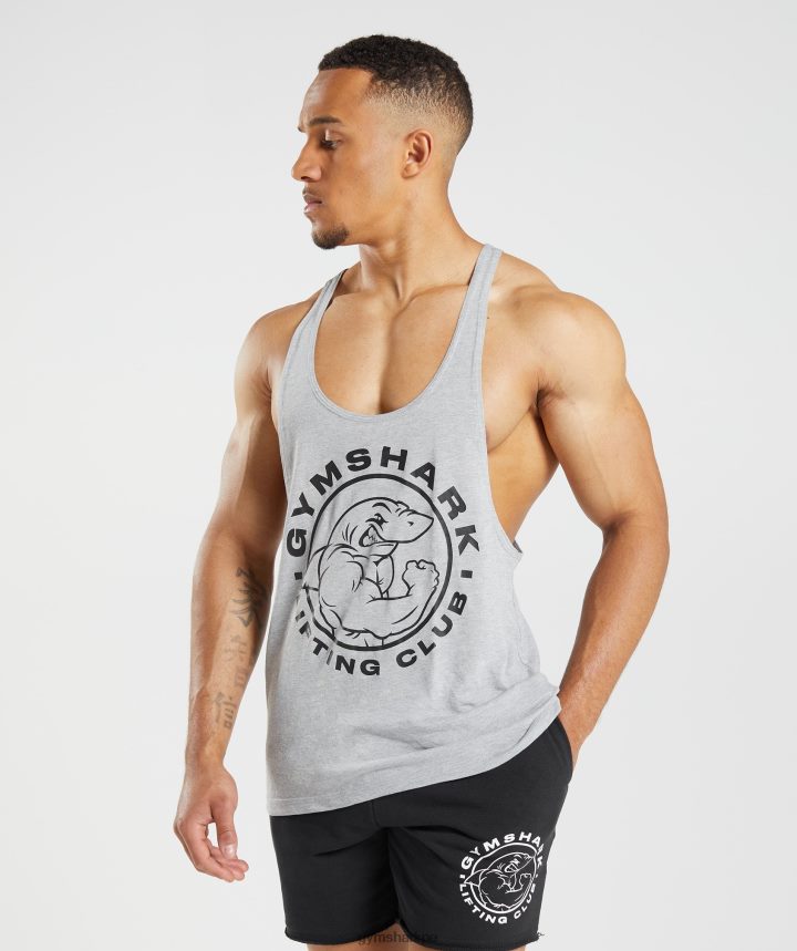 Gymsharklarguero heredado hombres núcleo gris claro marga PFTJ2N999 ropa