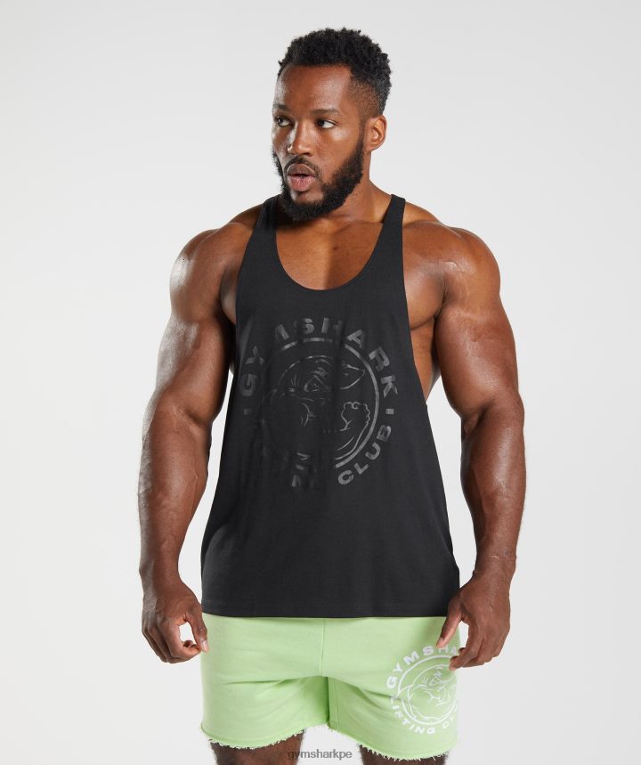 Gymsharklarguero heredado hombres negro PFTJ2N1008 ropa