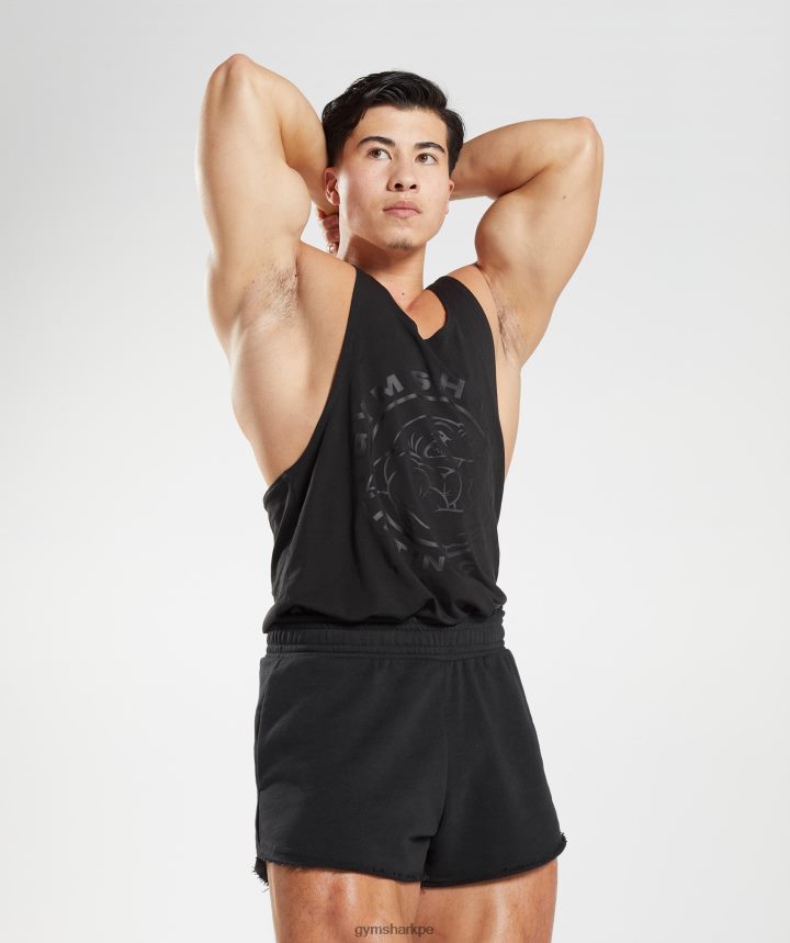 Gymsharklarguero heredado hombres negro PFTJ2N1019 ropa