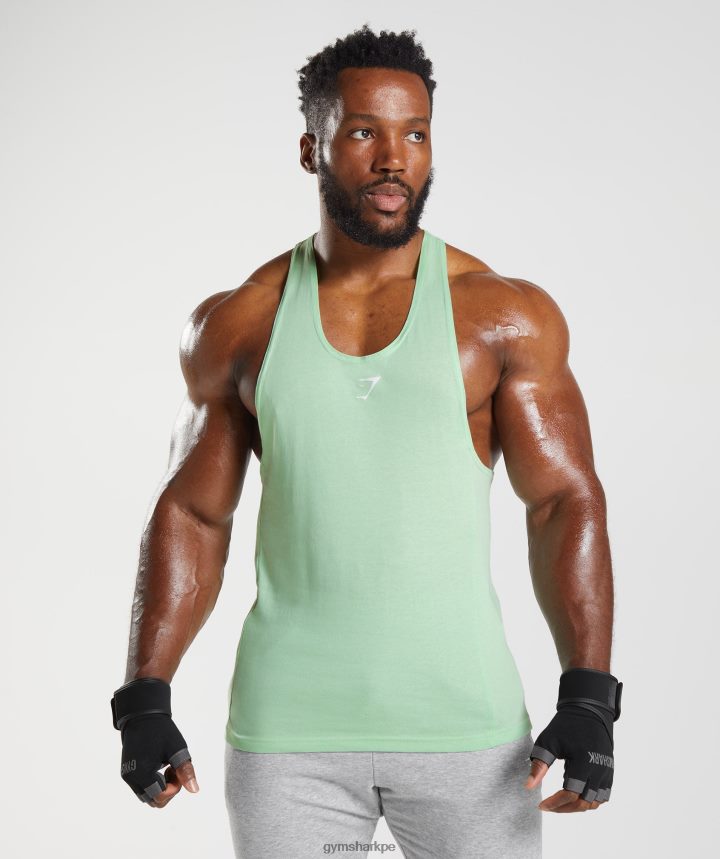 Gymsharkreaccionar larguero hombres áloe verde PFTJ2N994 ropa