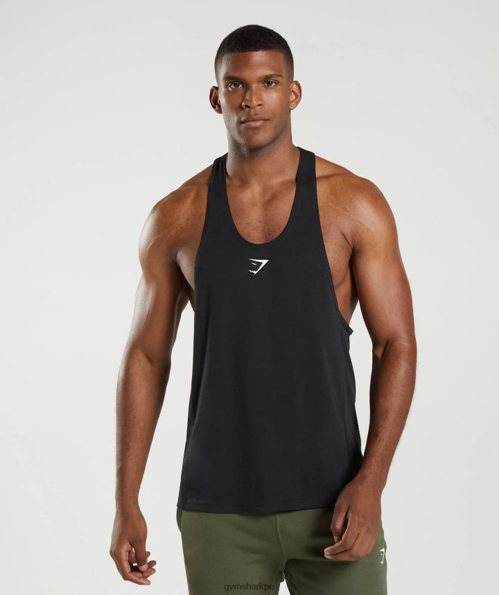 Gymsharkreaccionar larguero hombres negro PFTJ2N984 ropa
