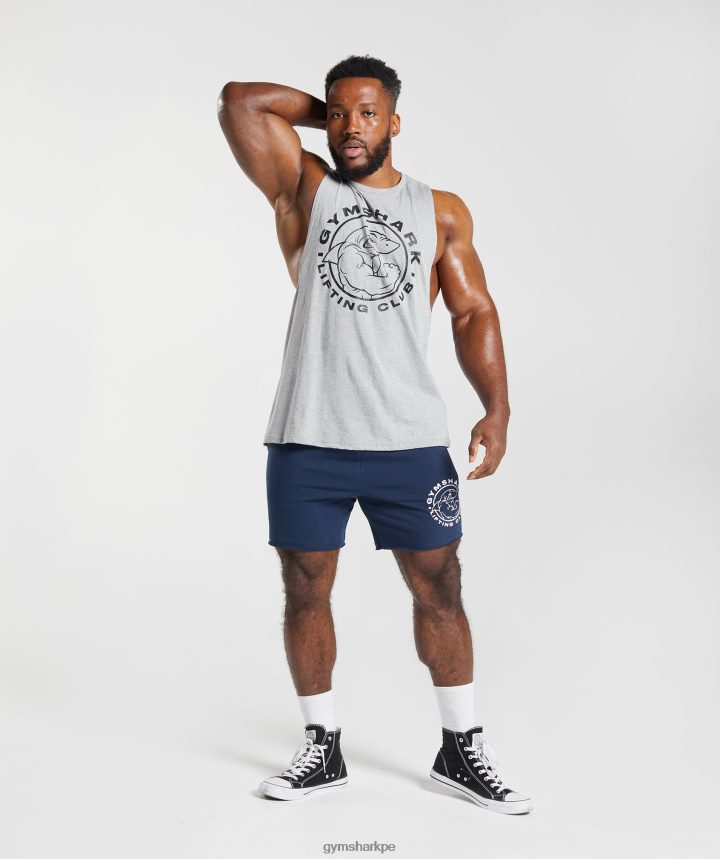 Gymsharktanque de brazo abatible heredado hombres núcleo gris claro marga PFTJ2N952 ropa