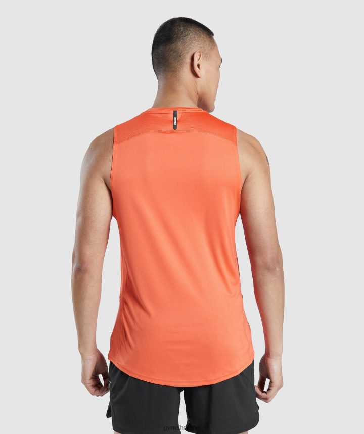 Gymsharktanque de evolución de velocidad hombres papaya naranja PFTJ2N928 ropa