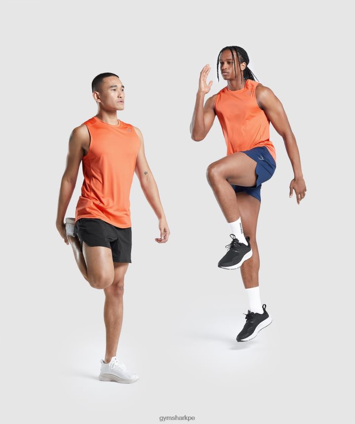 Gymsharktanque de evolución de velocidad hombres papaya naranja PFTJ2N928 ropa