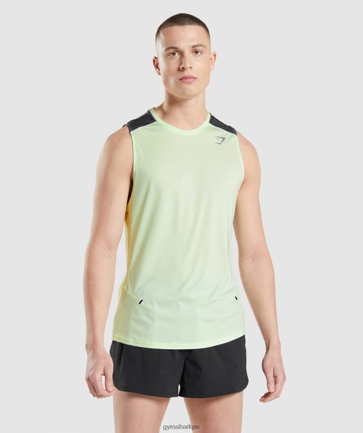 Gymsharktanque de evolución de velocidad hombres pepino verde PFTJ2N909 ropa