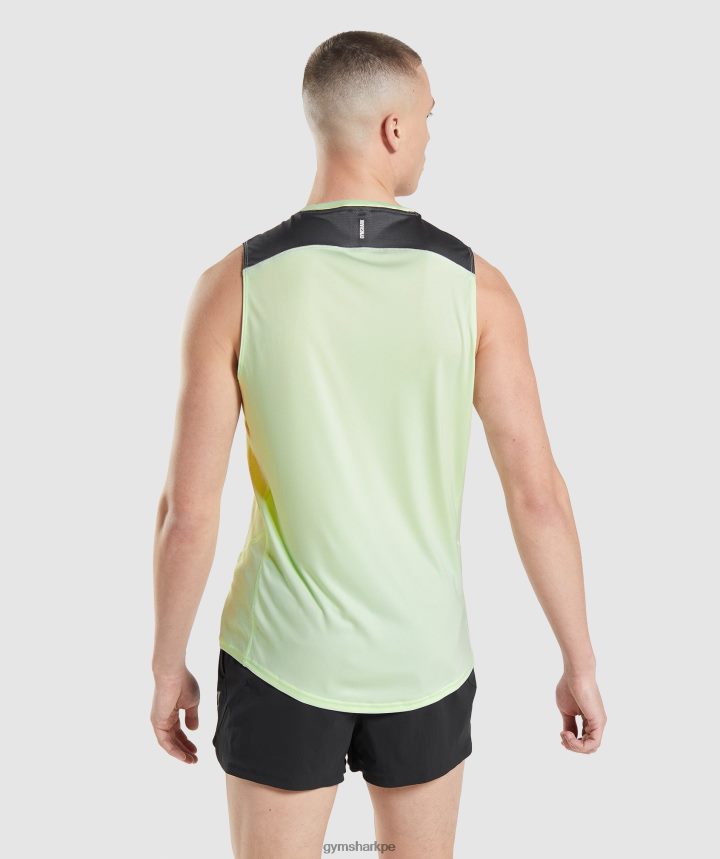 Gymsharktanque de evolución de velocidad hombres pepino verde PFTJ2N909 ropa