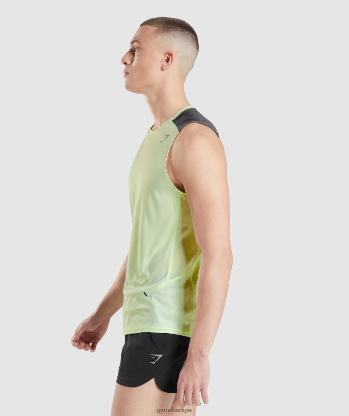 Gymsharktanque de evolución de velocidad hombres pepino verde PFTJ2N909 ropa