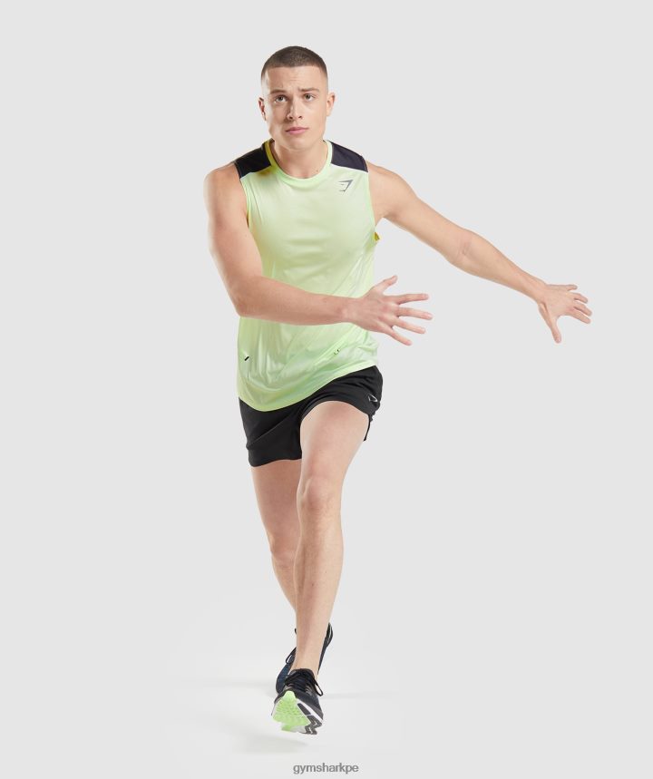 Gymsharktanque de evolución de velocidad hombres pepino verde PFTJ2N909 ropa