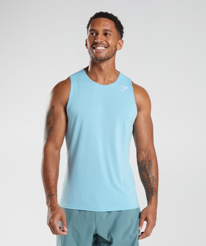 Gymsharktanque de llegada hombres iceberg azul PFTJ2N965 ropa