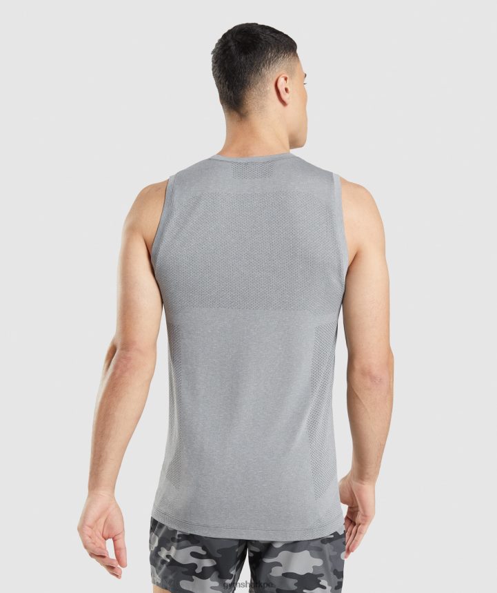 Gymsharktanque ligero vital sin costuras hombres marga gris carbón PFTJ2N962 ropa
