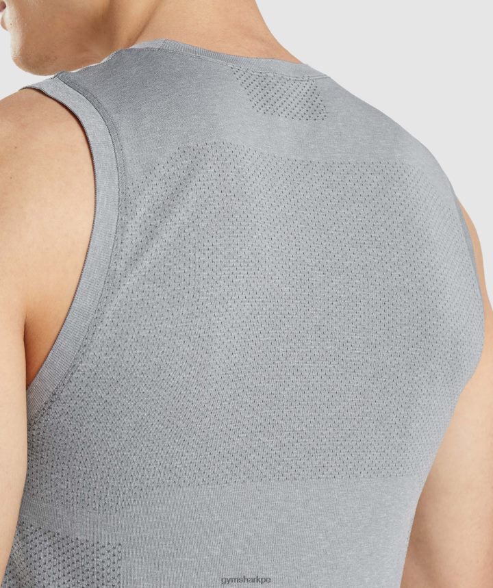 Gymsharktanque ligero vital sin costuras hombres marga gris carbón PFTJ2N962 ropa