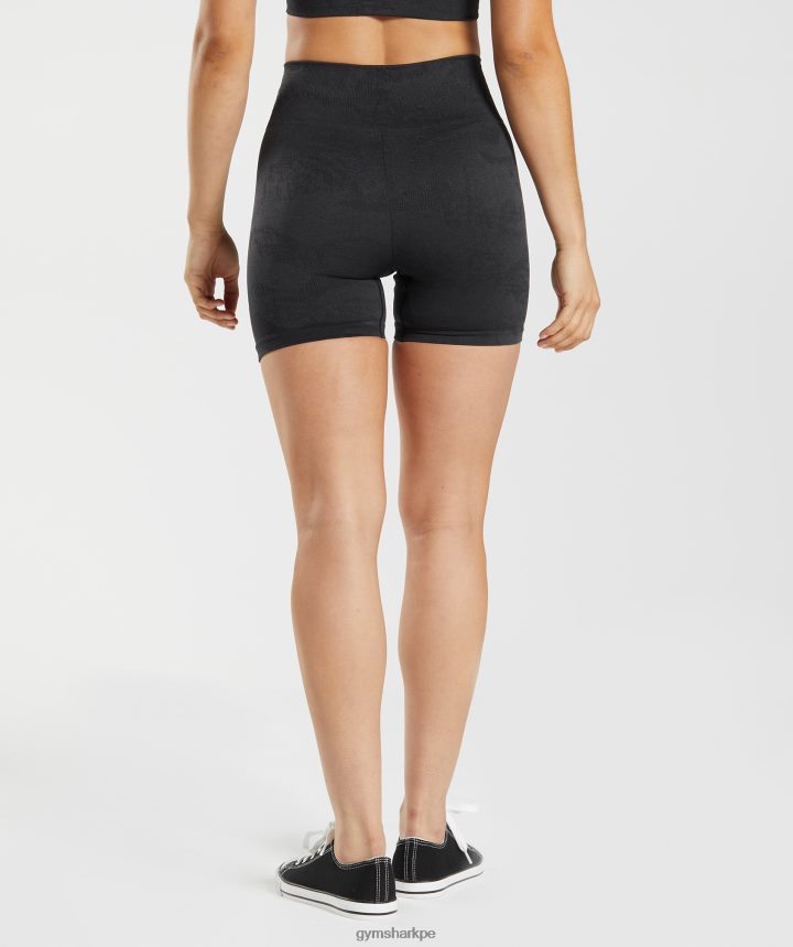 GymsharkAdapt shorts camuflados sin costuras mujer lava | negro/gris ónix PFTJ2N4 ropa