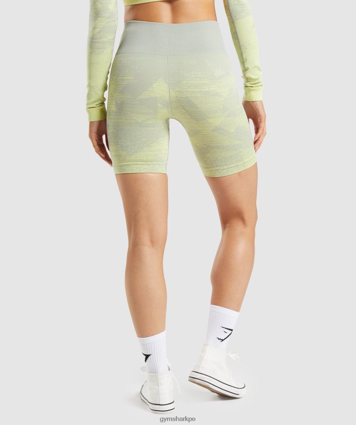 Gymsharkadapt shorts sombreados sin costuras mujer triángulo | estampado gris topo PFTJ2N87 ropa