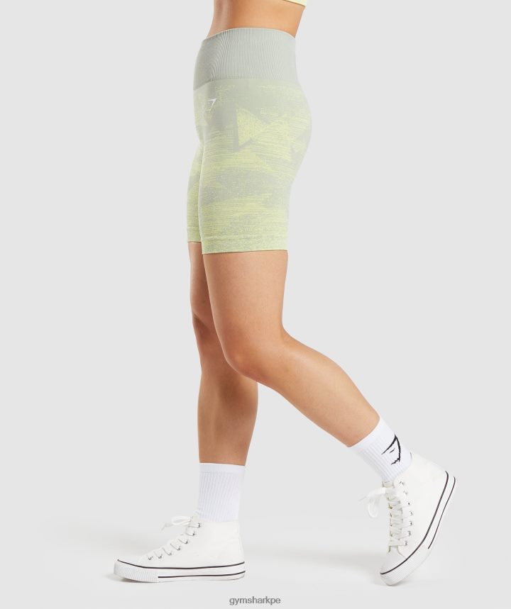 Gymsharkadapt shorts sombreados sin costuras mujer triángulo | estampado gris topo PFTJ2N87 ropa