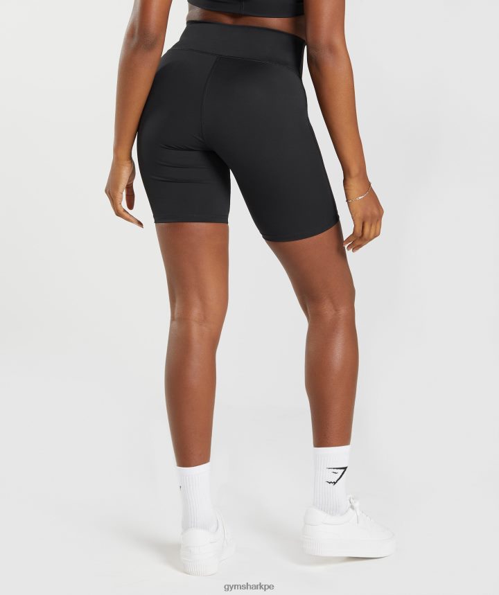 Gymsharkpantalones cortos de ciclismo elevados mujer negro PFTJ2N39 ropa