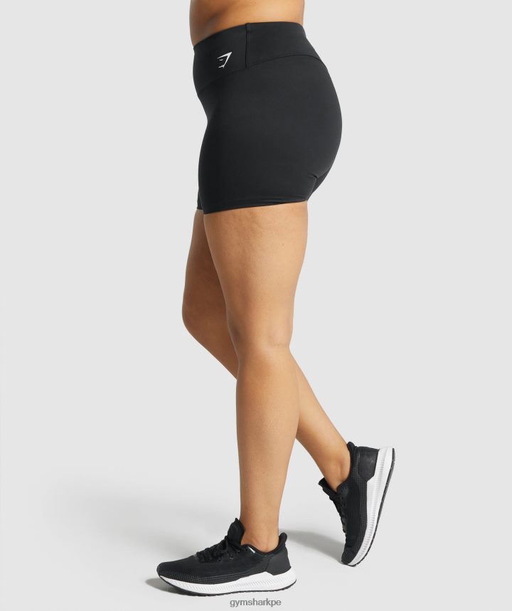Gymsharkpantalones cortos de entrenamiento mujer negro PFTJ2N46 ropa