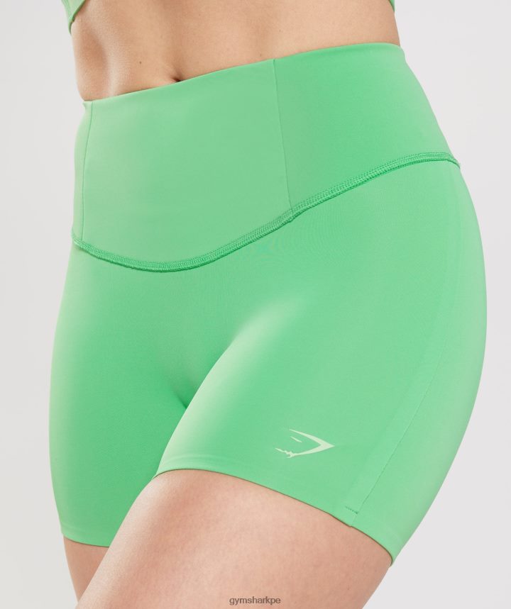 Gymsharkpantalones cortos de estudio mujer manzana verde PFTJ2N26 ropa