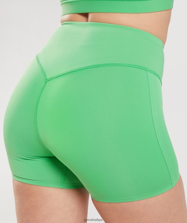 Gymsharkpantalones cortos de estudio mujer manzana verde PFTJ2N26 ropa