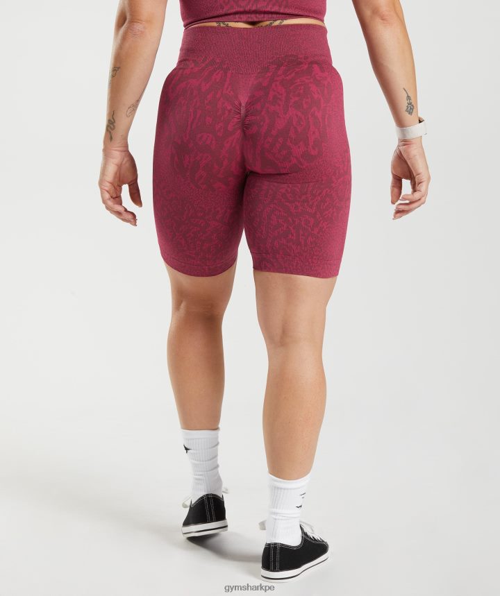 Gymsharkshorts de ciclismo sin costuras adapt animal mujer arrecife | marrón cereza PFTJ2N83 ropa