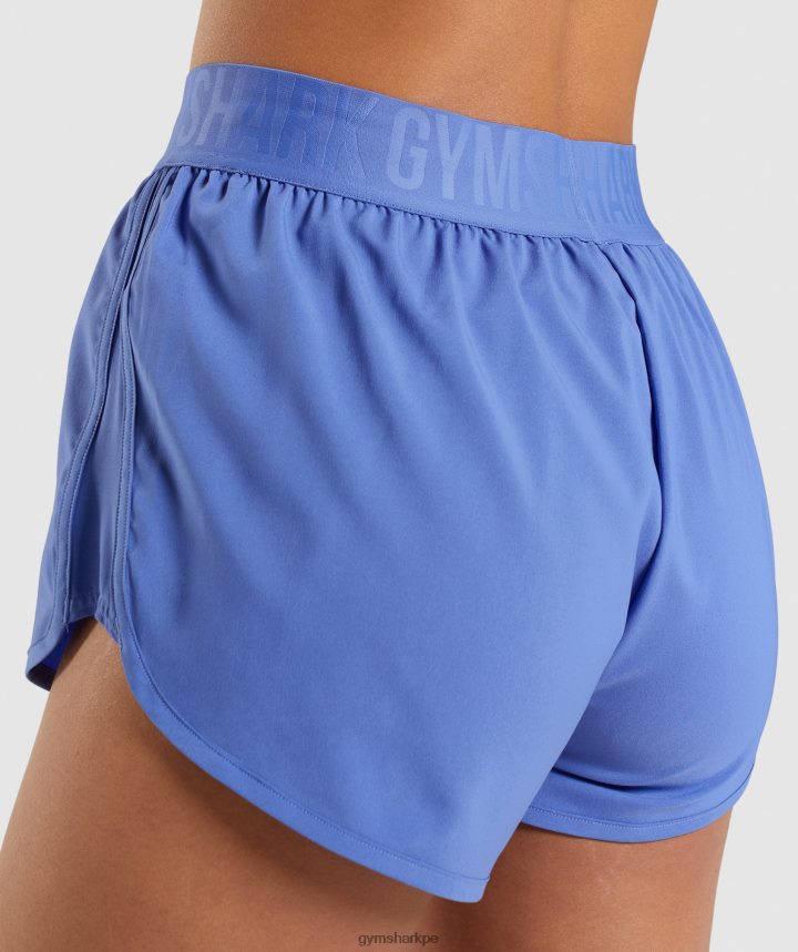 Gymsharkshorts de entrenamiento holgados mujer corte azul PFTJ2N84 ropa