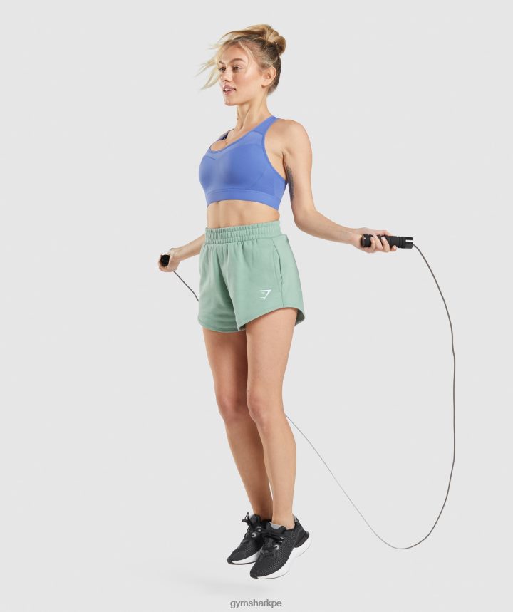 Gymsharkshorts deportivos de entrenamiento mujer maya azul PFTJ2N85 ropa