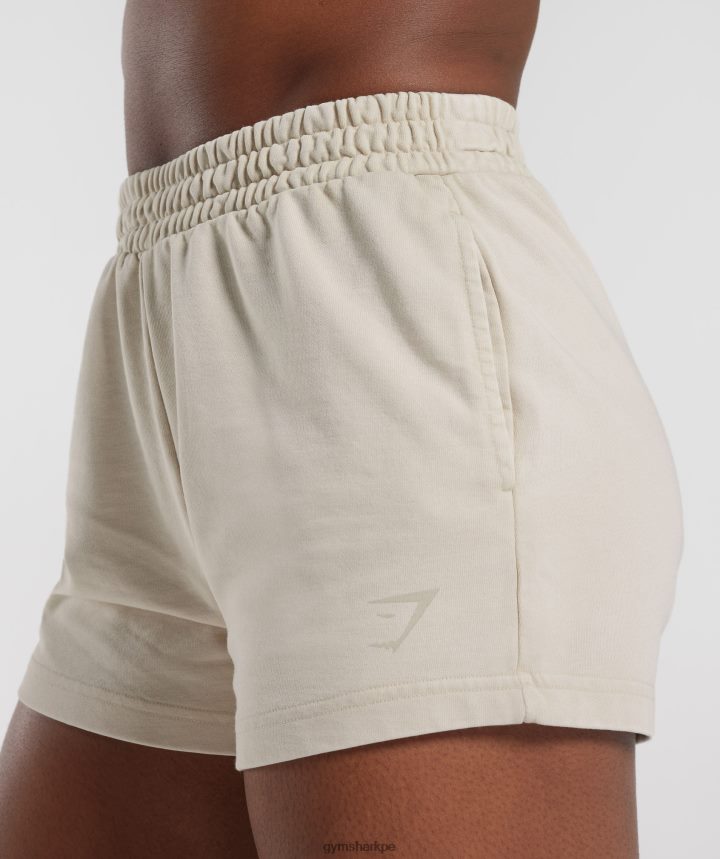 Gymsharkshorts deportivos universitarios mujer hongo marrón PFTJ2N82 ropa