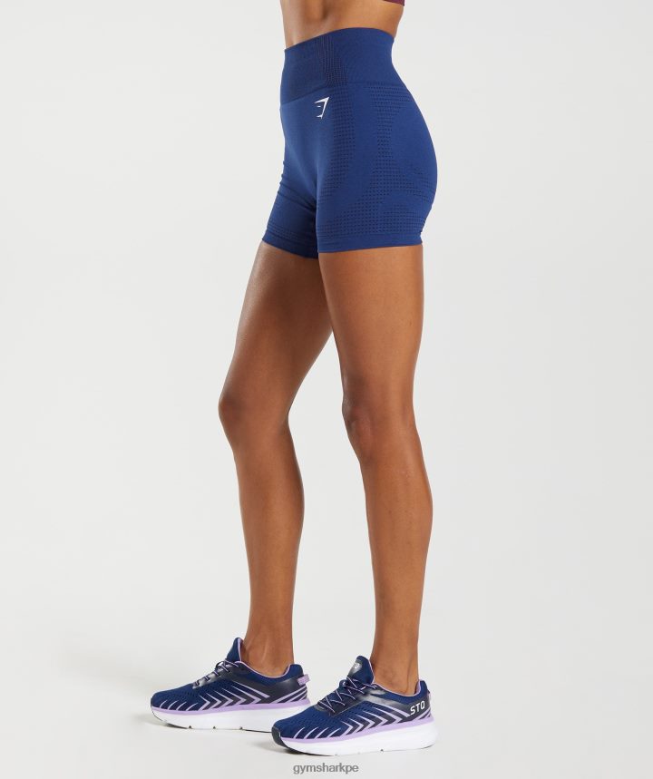 Gymsharkshorts vitales sin costuras 2.0 mujer marga azul estelar PFTJ2N104 ropa