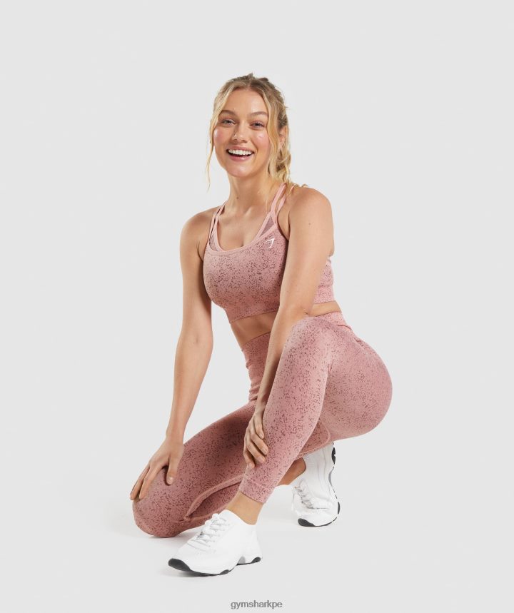 Gymsharkadapt fleck leggins sin costuras mujer minerales | paige rosa PFTJ2N321 ropa