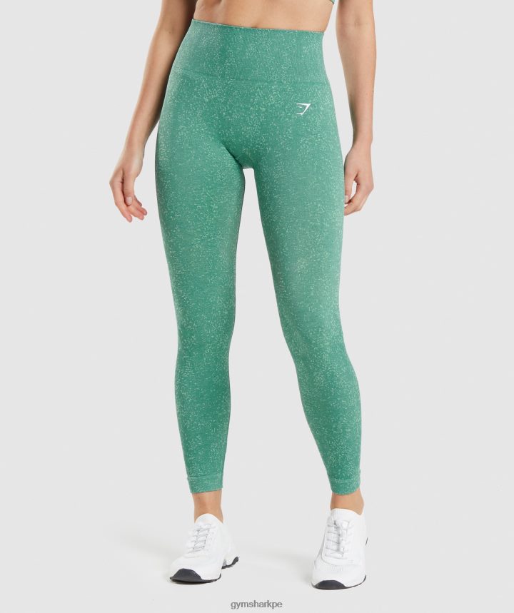 Gymsharkadapt fleck leggins sin costuras mujer minerales | verde alpino PFTJ2N322 ropa