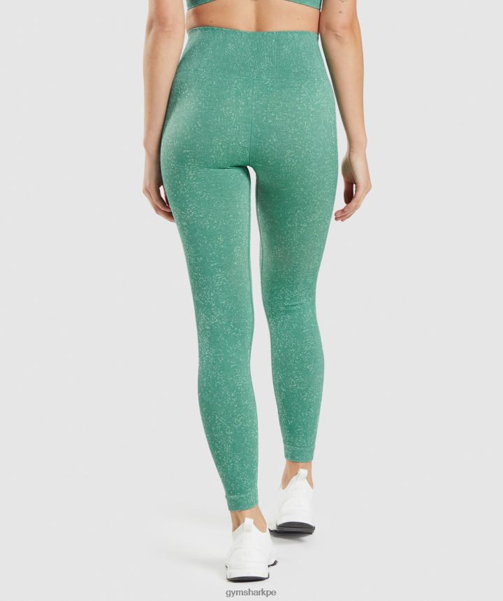 Gymsharkadapt fleck leggins sin costuras mujer minerales | verde alpino PFTJ2N322 ropa