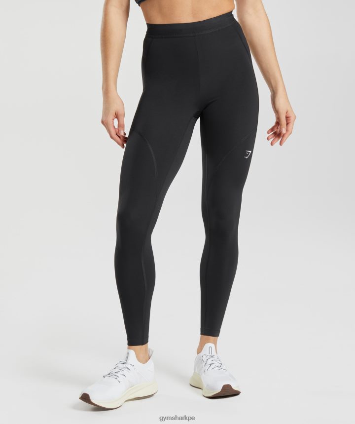 Gymsharkcorriendo polainas mujer negro PFTJ2N277 ropa