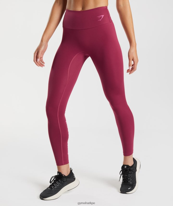 Gymsharkfracción de gráficos legging mujer grosella rosa PFTJ2N309 ropa