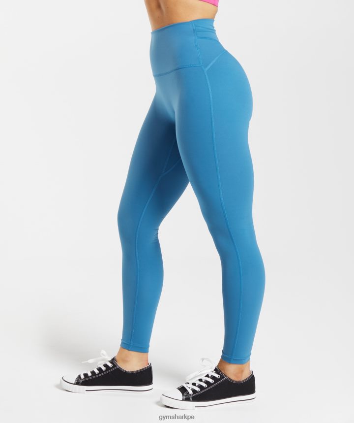 Gymsharklegado legging mujer junto al lago azul PFTJ2N300 ropa