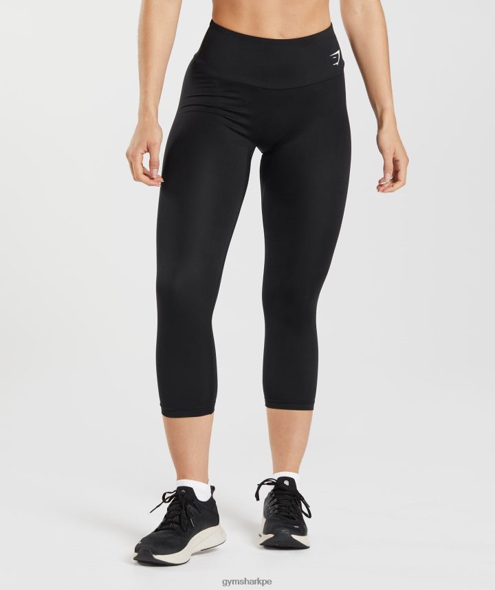 Gymsharkleggins de entrenamiento 7/8 mujer negro PFTJ2N278 ropa